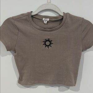 Garage Women's Brown Crop Top